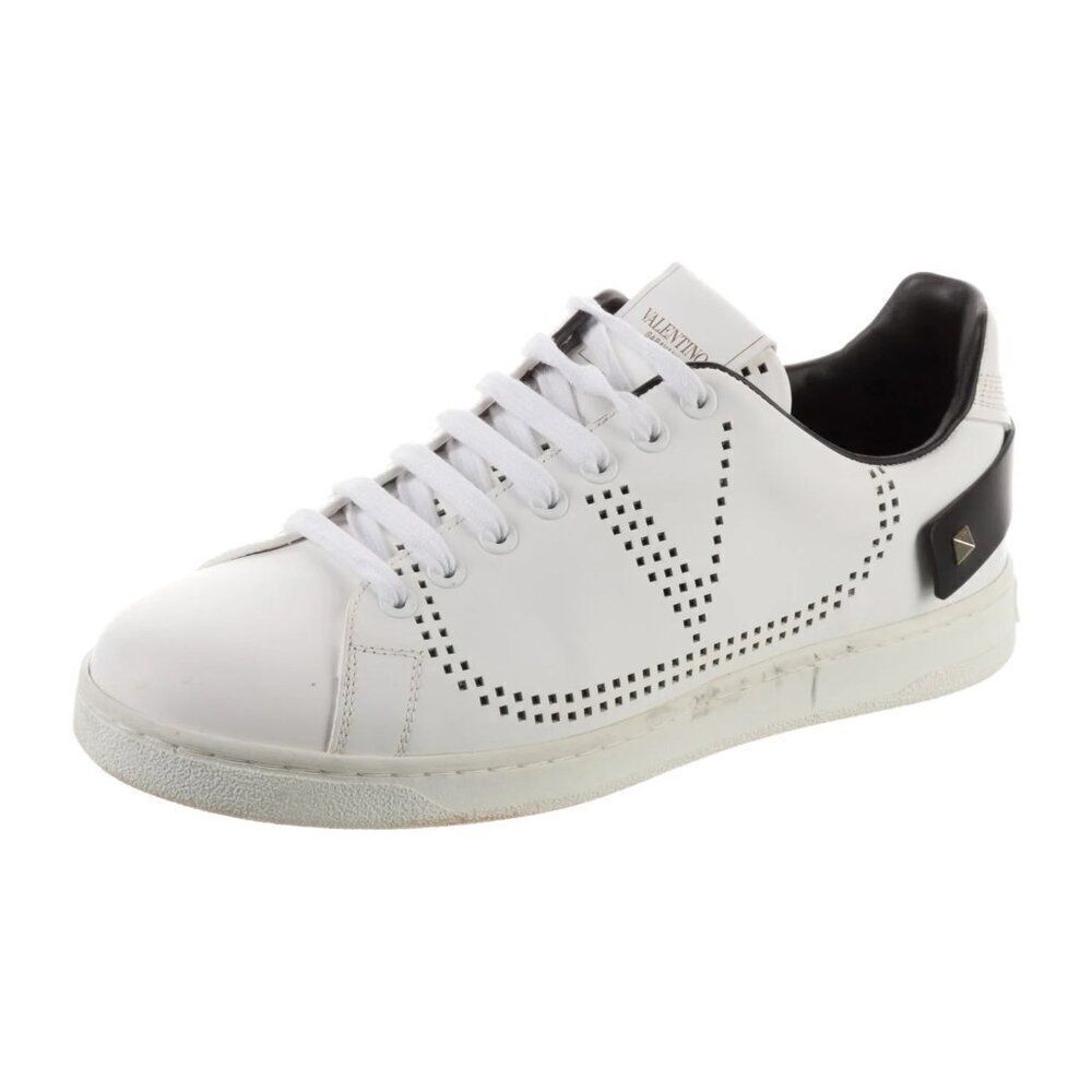 Valentino Leather Low Top Sneakers